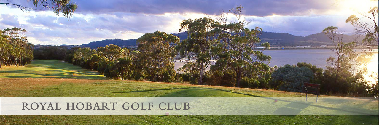 ROYAL HOBART GOLF CLUB banner