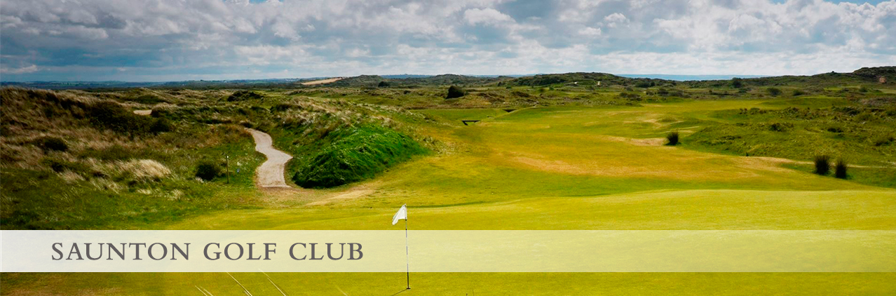SAUNTON GOLF CLUB banner SAUNTON GOLF CLUB banner